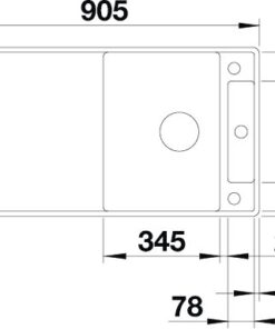 Blanco Axia III 5 S-F nakres