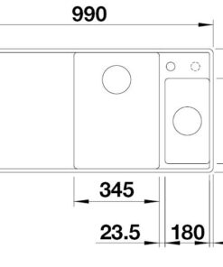 Blanco Axia III 6 S-F nakres