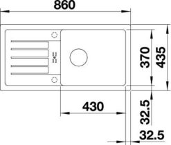 Blanco Favum XL 6 S nakres