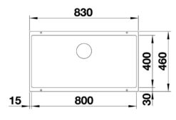 Blanco Subline 800-U nakres