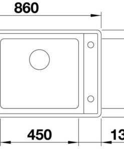Blanco Andano XL 6 S-IF Compact nakres