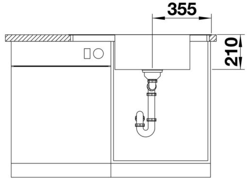 Blanco Andano XL 6 S-IF Compact nakres