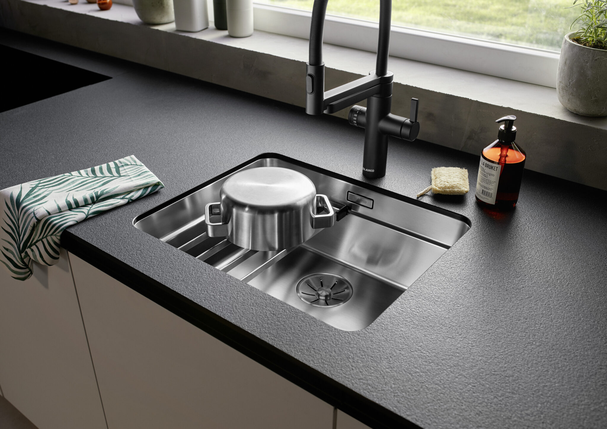 BLANCO ETAGON 500-U, hodvábny lesk, InFino s/bez tiahla,