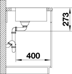 Blanco Zerox 400-IF/A Durinox nakres