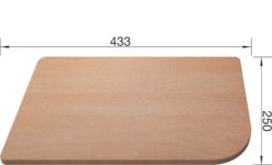 BLANCO drevená krájacia doska k drezom DELTA