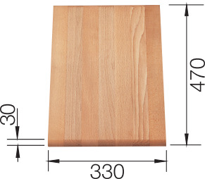 BLANCO drevená krájacia doska pre drezy SUPRA-M