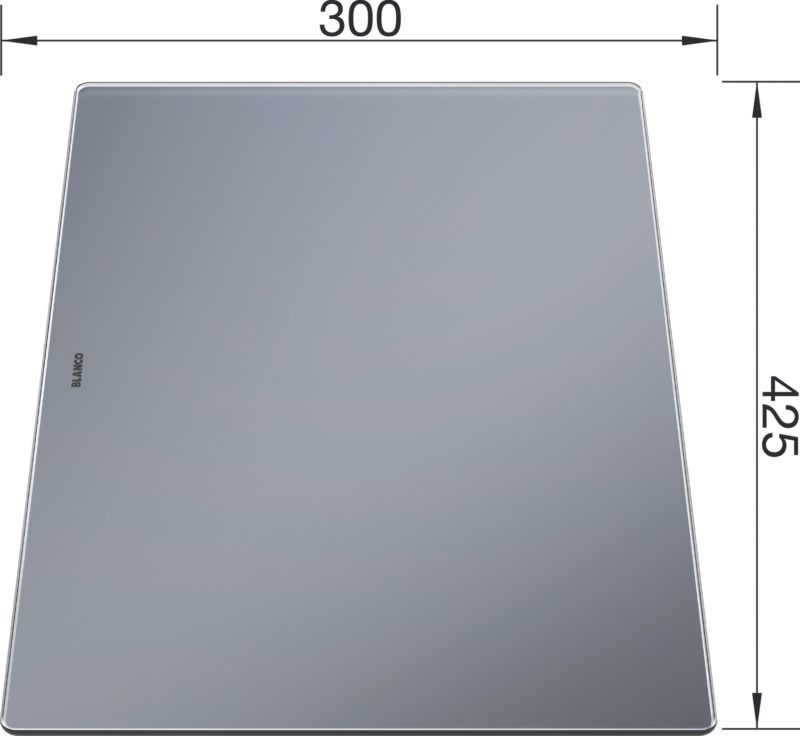 BLANCO sklenená krájacia doska pre drezy DIVON 425 x 300 mm