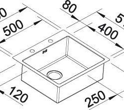 BLANCO CLARON 500-IF/A, Durinox